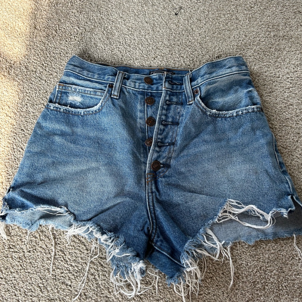 Abercrombie high rise shorts